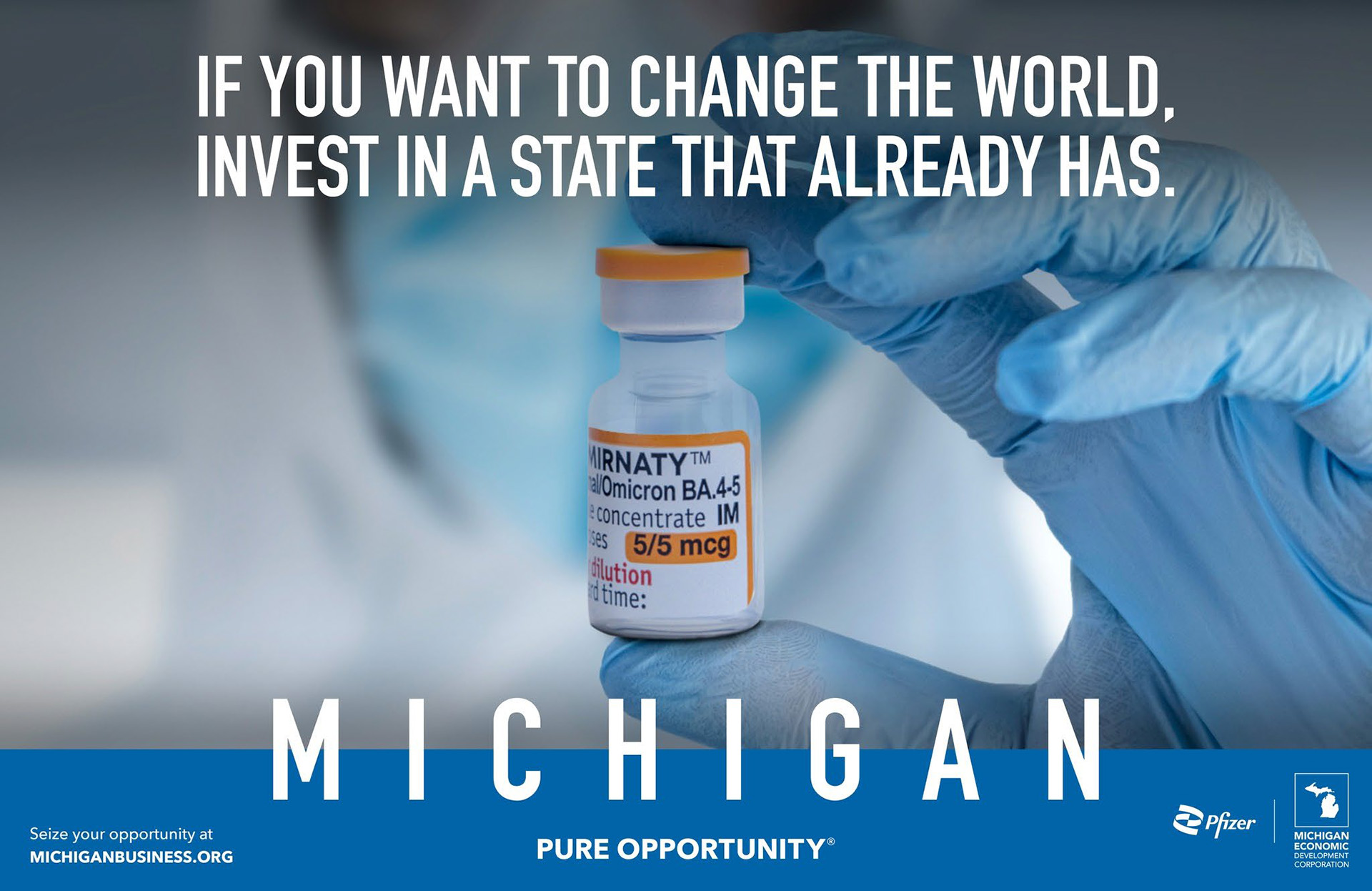 Michigan - Pure Opportunity ad campaign for Michigan Economic Development Corporation